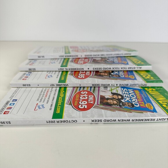 Penny Press Word Seek Lot of 4 - Picture 8 of 10